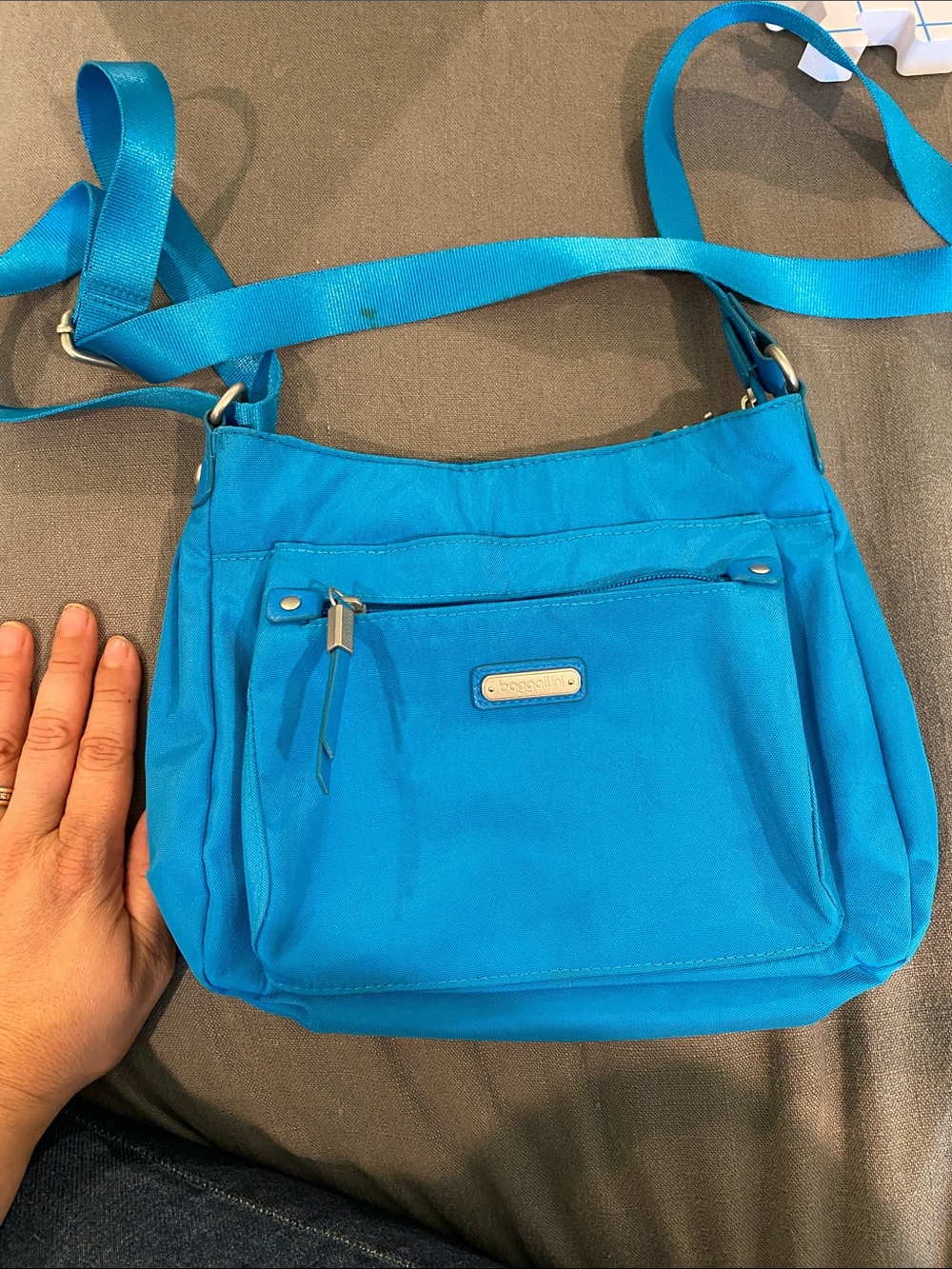 Baggallini Turquoise Blue Crossbody Bag